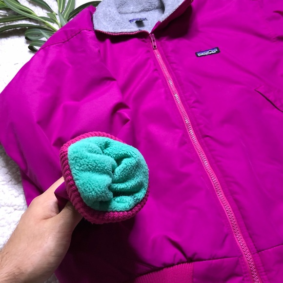 PURPLE PATAGONIA WINDBREAKER PUFFER JACKET (10) - Picture 6 of 8